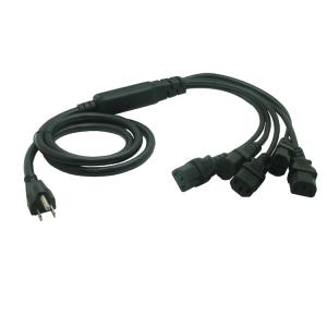 USA Nema 5-15P male to 5x C13 Power cord 1.5M